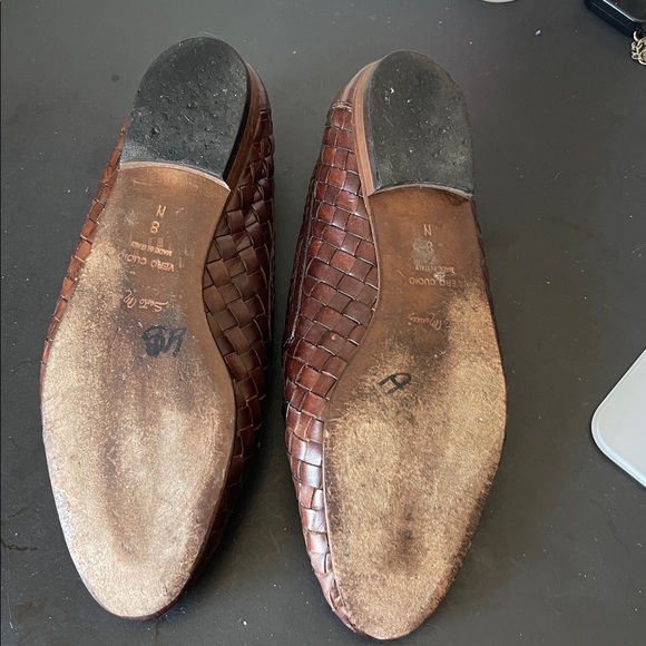 Sesto Meucci Vntg Nicole Iconic Woven Brown Leather Tassel Loafers. Size 8N. D6 - Picture 9 of 9